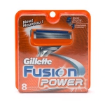 Gillette Fusion Power Refill Cartridges 1 Pack 8 Cartridges packaging