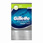 Gillette Clinical Strength Antiperspirant & Deodorant, Odor Shield 2.6 oz 78g 3 Tubes packaging