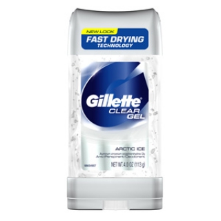 Gillette Clear Gel Antiperspirant & Deodorant, Arctic Ice 4 oz 10 Tubes packaging