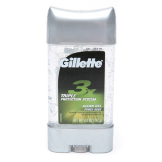 Gillette 3x Triple Protection System Clear Gel Antiperspirant & Deodorant, Power Rush 4 oz (113 g) 10 Tubes $10 Free Shipping Wordwide packaging