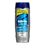 Gillette Face + Body Wash, Oil Control 16 oz (473 ml) 3 Bottles packaging