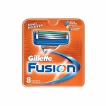 Gillette Fusion Refill Cartridges 1 Pack 8 Cartridges packaging