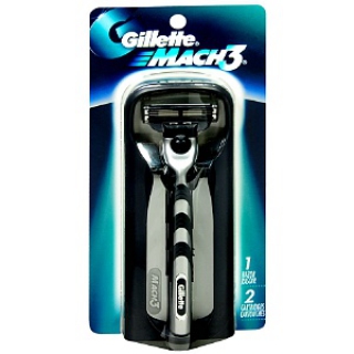 Gillette MACH3 Razor packaging