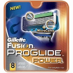 Gillette Fusion Proglide Power Refill Cartridges 1 Pack 8 Cartridges packaging