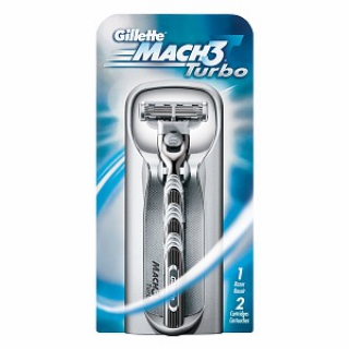 Gillette MACH3 Turbo Razor packaging
